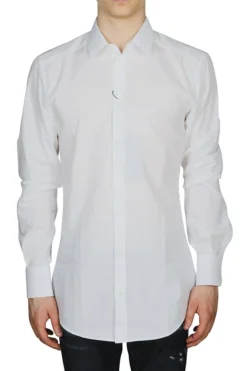 Dolce & Gabbana Jacquard Logo Tailored Shirt - White -Cheap Vestureo Store 387ca244a0854aea9003ba053d0595f2