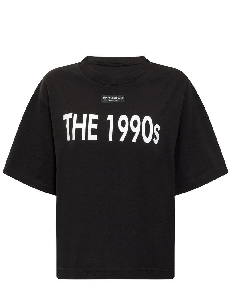 Dolce & Gabbana The 1990s Crewneck T-Shirt - Black 1 Dolce & Gabbana The 1990s Crewneck T-Shirt - Black