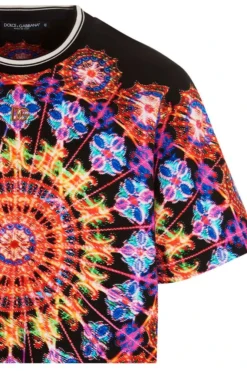( New Season ) Dolce & Gabbana Kaleidoscopic Printed Crewneck T-Shirt - Multi 7 ( New Season ) Dolce & Gabbana Kaleidoscopic Printed Crewneck T-Shirt - Multi -Cheap Vestureo Store 398ad4e1d5f573bff5adcbb22b30ad37