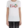 Dolce & Gabbana Embellished Logo T-Shirt - White
