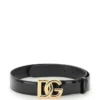 Dolce & Gabbana DG Logo Buckle Belt - Black