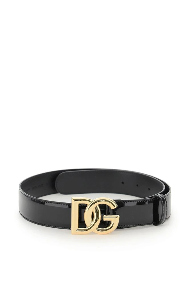 Dolce & Gabbana DG Logo Buckle Belt - Black 1 Dolce & Gabbana DG Logo Buckle Belt - Black