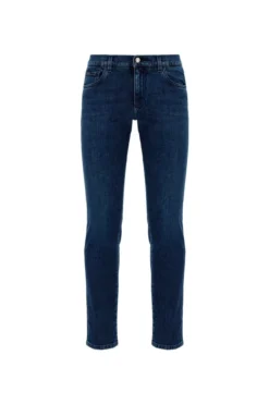 Dolce & Gabbana Logo Plaque Jeans - Blue