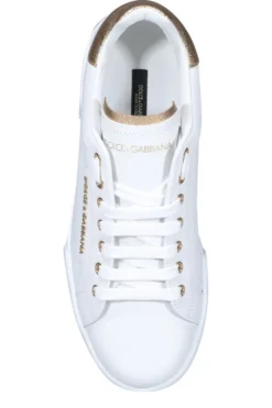 ( New Season ) Dolce & Gabbana Portofino Sneakers - White -Cheap Vestureo Store 3ae7abffab2568e238ef23b511b8cc87