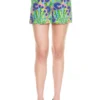 ( New Season ) Dolce & Gabbana 60s Printed Gabardine Shorts - Multi