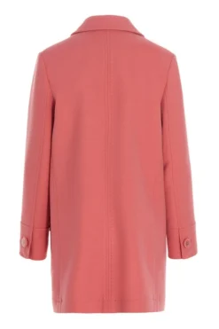 ( New Season ) Dolce & Gabbana DG Logo Single-Breasted Coat - Pink -Cheap Vestureo Store 3b8d248941d664a2d959883c8ae7d5d4