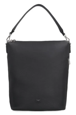 Dolce & Gabbana Logo Plaque Shoulder Bag - Black