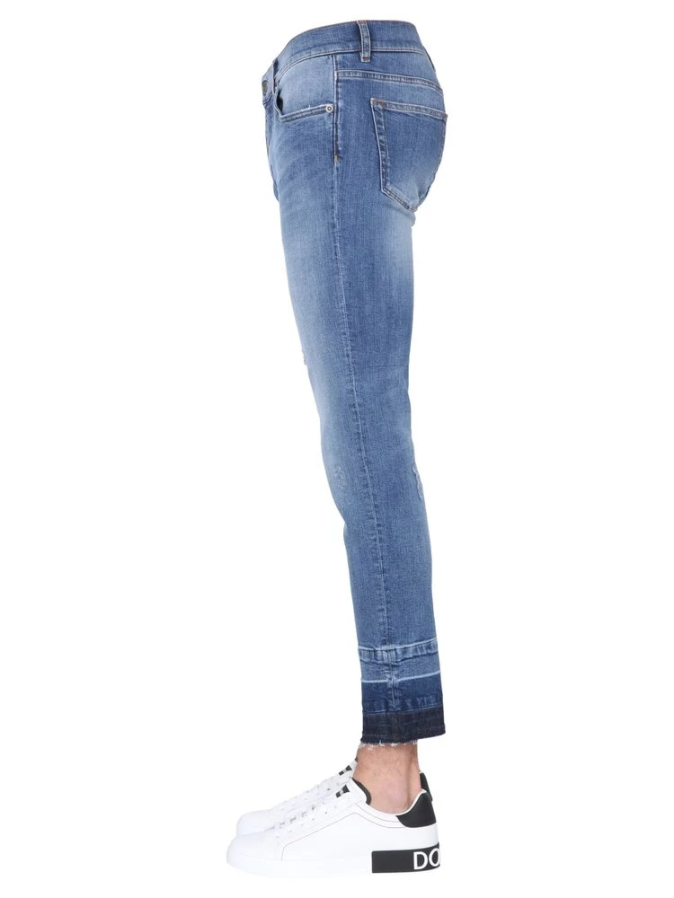 Dolce & Gabbana Distressed Straight-Leg Jeans - Blue 6 Dolce & Gabbana Distressed Straight-Leg Jeans - Blue - Image 6