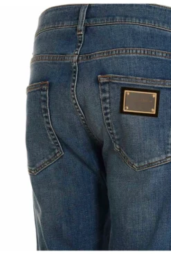 ( New Season ) Dolce & Gabbana Embellished Skinny Fit Jeans - Blue 7 ( New Season ) Dolce & Gabbana Embellished Skinny Fit Jeans - Blue -Cheap Vestureo Store 3c4805a365cdf91f023276b0f36cd67f