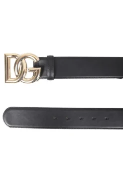 ( New Season ) Dolce & Gabbana DG Buckle Belt - Black -Cheap Vestureo Store 3c84fb37630a2e67c4f10a9bae6f6e22