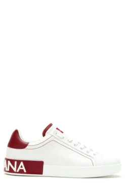 ( New Season ) Dolce & Gabbana Portofino Sneakers - White