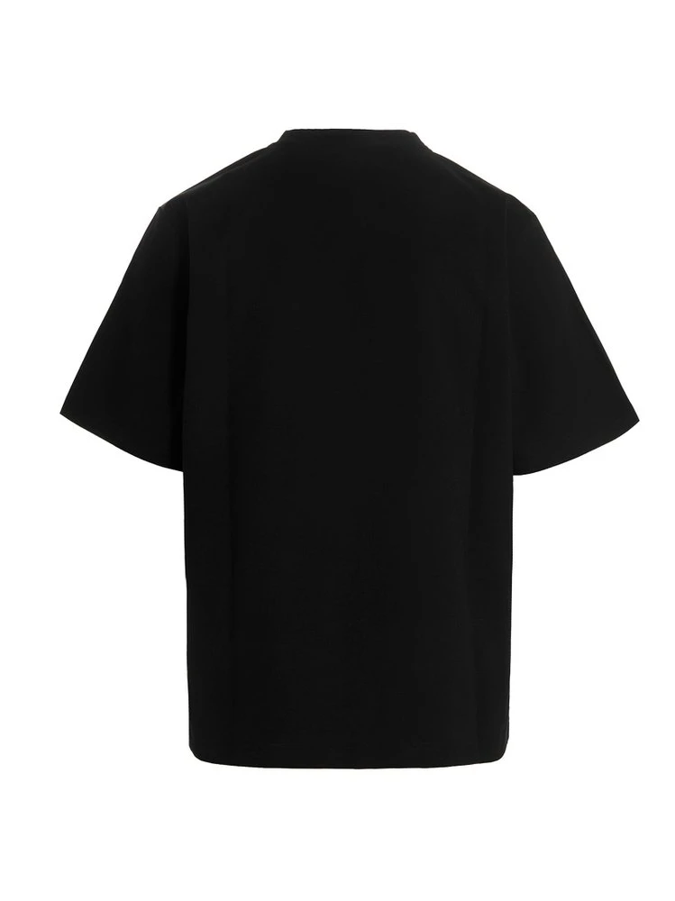 ( New Season ) Dolce & Gabbana Logo Print Crewneck T-Shirt - Black 2 ( New Season ) Dolce & Gabbana Logo Print Crewneck T-Shirt - Black - Image 2