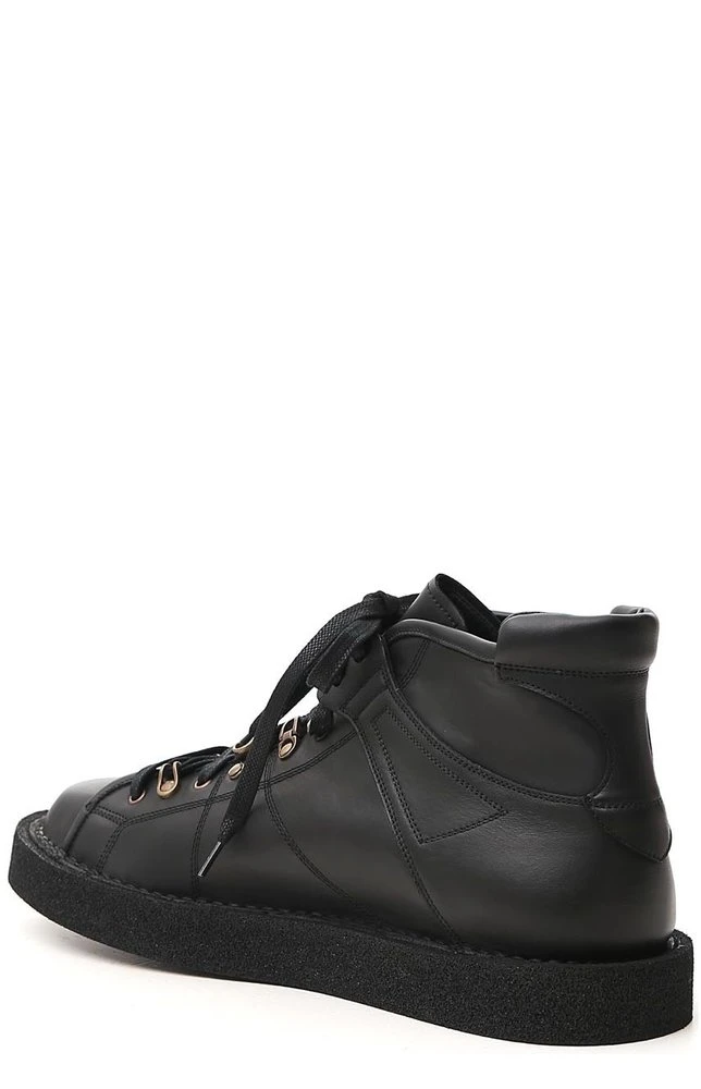 Dolce & Gabbana Modigliani Lace-Up Ankle Boots - Black 3 Dolce & Gabbana Modigliani Lace-Up Ankle Boots - Black - Image 3