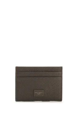 Dolce & Gabbana Logo Plaque Cardholder - Green