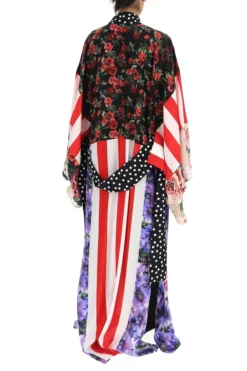Dolce & Gabbana Patchwork Long Robe - Multi -Cheap Vestureo Store 3eb302eab8540900d95fe7e2435de719