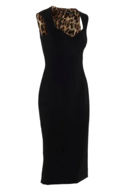Dolce & Gabbana Midi Sheath Dress - Black -Cheap Vestureo Store 3f12c8bc7a604d48959e90d84a56e9ab