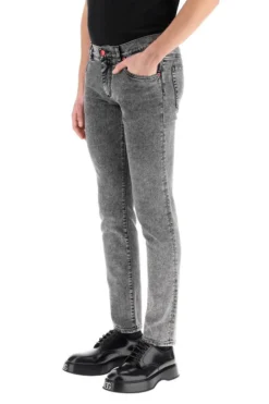 ( New Season ) Dolce & Gabbana Low Rise Slim-Fit Jeans - Grey -Cheap Vestureo Store 3f132da217dc684b788d28409a1353de