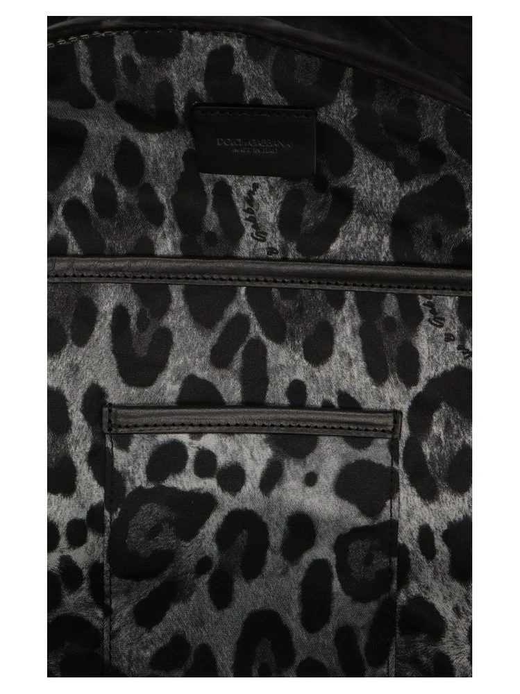 Dolce & Gabbana Sicilia DNA Logo Tag Backpack - Black 4 Dolce & Gabbana Sicilia DNA Logo Tag Backpack - Black - Image 4