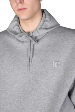 ( New Season ) Dolce & Gabbana Logo Embroidered Hoodie - Grey 7 ( New Season ) Dolce & Gabbana Logo Embroidered Hoodie - Grey -Cheap Vestureo Store 3feb78963672e2df15020d35f6ab177a