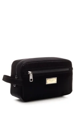 Dolce & Gabbana Logo Plaque Toiletry Bag - Black -Cheap Vestureo Store 40a1c3a16a396dc03726606b97bc14c8