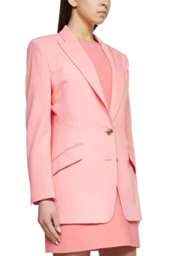 ( New Season ) Dolce & Gabbana Single Breasted Tailored Blazer - Pink -Cheap Vestureo Store 4104a048f9300a8e3bd2c8eade8eabcd