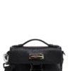 ( New Season ) Dolce & Gabbana Logo Engraved Shoulder Bag - Black