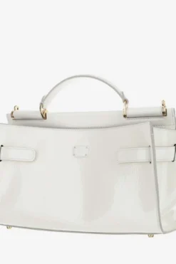 ( New Season ) Dolce & Gabbana Sicily 62 Soft Tote Bag - White -Cheap Vestureo Store 41bb2cab314c22b0d1cefa73ddde0413