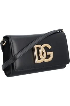 ( New Season ) Dolce & Gabbana 3.5 DG Shoulder Bag - Black -Cheap Vestureo Store 4201ed1ecda5609e46292c3c769f2b2e