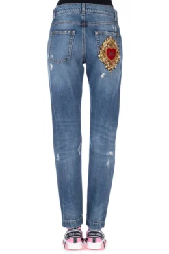 Dolce & Gabbana Embellished Distressed Jeans - Blue -Cheap Vestureo Store 423ee8d910038a3c78ed6544f9878d0d