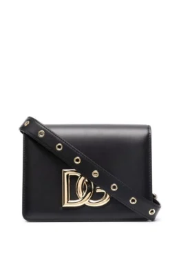 Cheap Vestureo Store 33 Dolce & Gabbana Millennials DG Crossbody Bag - Black