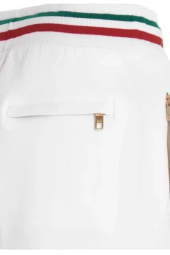 ( New Season ) Dolce & Gabbana Drawstring Track Pants - White -Cheap Vestureo Store 427d629d0223aed35c0416d4b2ae47e6