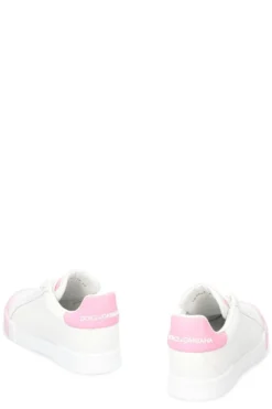 Dolce & Gabbana Portofino Low-Top Sneakers - White -Cheap Vestureo Store 42b7bfc60bb2811a73efcaf8fe94840e