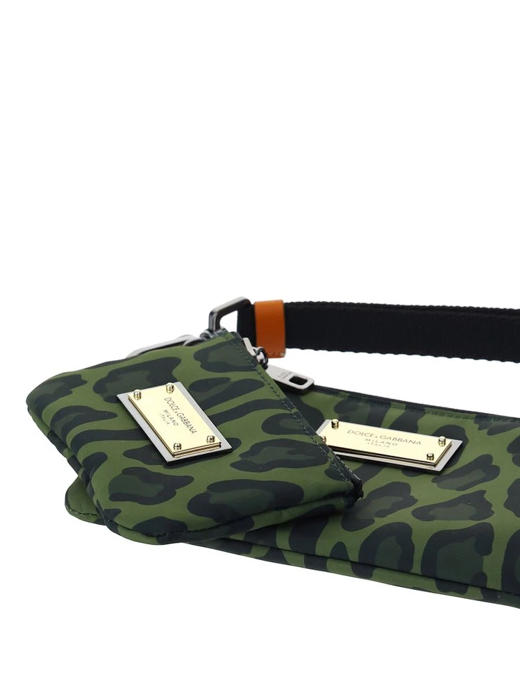 Dolce & Gabbana Logo Plaque Leopard Print Two-Piece Pouch - Multi 3 Dolce & Gabbana Logo Plaque Leopard Print Two-Piece Pouch - Multi - Image 3