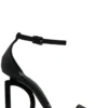 ( New Season ) Dolce & Gabbana DG Heel Open Toe Sandals - Black