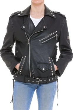 ( New Season ) Dolce & Gabbana Belted Biker Jacket - Black -Cheap Vestureo Store 44203e0062f1a9be495744159e7ef569