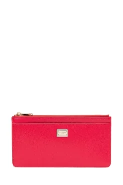 Dolce & Gabbana Logo Plaque Large Cardholder - Red