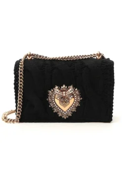 Dolce & Gabbana Devotion Shoulder Bag - Black