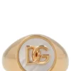 ( New Season ) Dolce & Gabbana DG Logo Ring - Gold