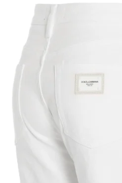 ( New Season ) Dolce & Gabbana Low Rise Skinny Jeans - White -Cheap Vestureo Store 45106df3d881d6e974fd288f48295487