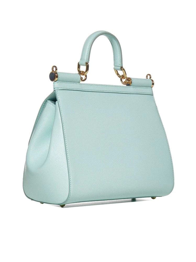 Dolce & Gabbana Sicily Medium Tote Bag - Blue 2 Dolce & Gabbana Sicily Medium Tote Bag - Blue - Image 2