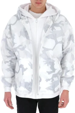 Dolce & Gabbana Camouflage Windbreaker - White -Cheap Vestureo Store 45a5acceb6d632dde5c330a4690c6fdb