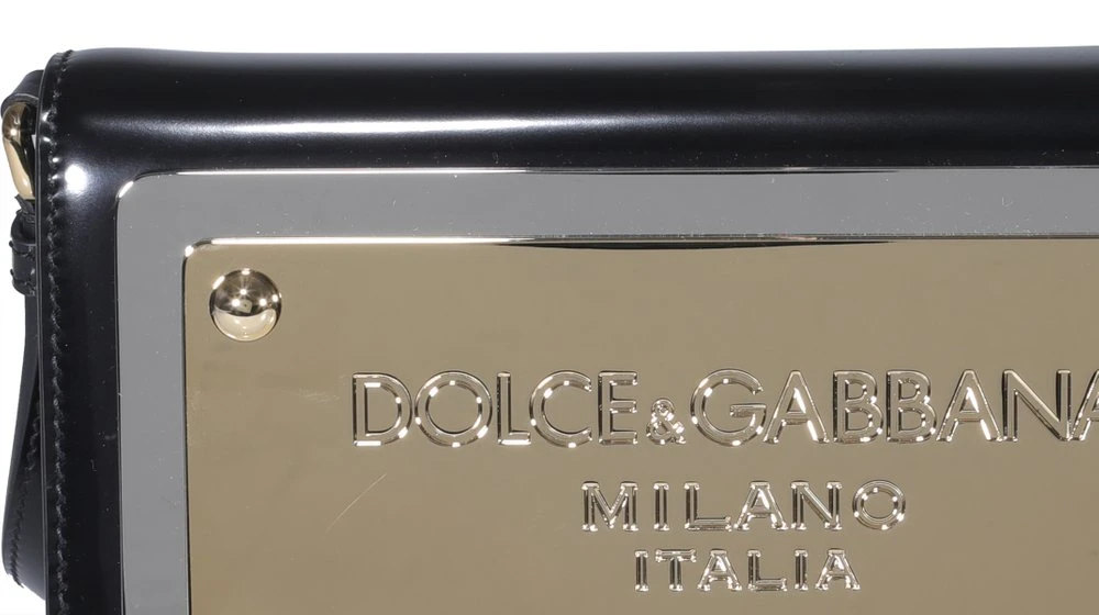 ( New Season ) Dolce & Gabbana Branded Plate Crossbody Bag - Black 5 ( New Season ) Dolce & Gabbana Branded Plate Crossbody Bag - Black - Image 5