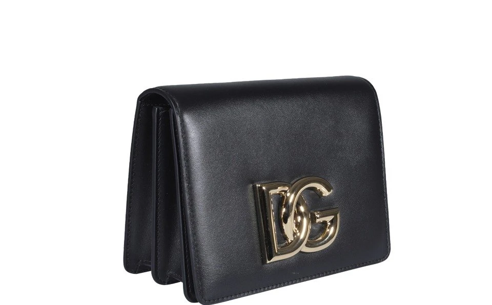 ( New Season ) Dolce & Gabbana Millennials DG Crossbody Bag - Black 3 ( New Season ) Dolce & Gabbana Millennials DG Crossbody Bag - Black - Image 3