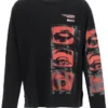 ( New Season ) Dolce & Gabbana Printed Long-Sleeved T-Shirt - Black