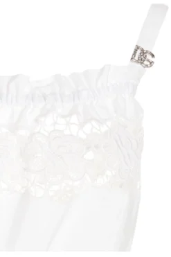 ( New Season ) Dolce & Gabbana Openwork Embroidery Poplin Top - White 6 ( New Season ) Dolce & Gabbana Openwork Embroidery Poplin Top - White -Cheap Vestureo Store 46410de5d77f3bd45f62f014cada6612