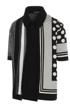 Dolce & Gabbana Patterned Asymmetric Hem Polo Shirt - Multi -Cheap Vestureo Store 46584912fc9ce349354efa39b005b9c5