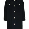 Dolce & Gabbana Pearl Embellished Coat - Black