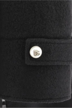 Dolce & Gabbana Single Breasted Coat - Black -Cheap Vestureo Store 471e55003a139c81f233c2cd4c04f03a