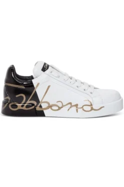 Dolce & Gabbana Portofino Low-Top Sneakers - White