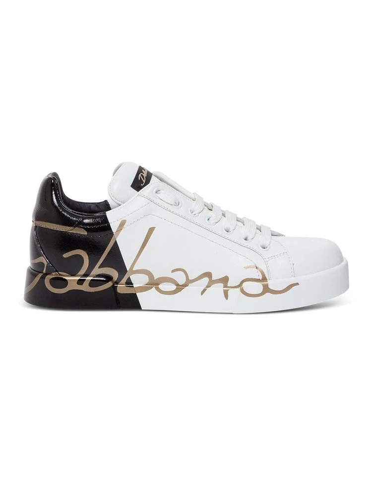 Dolce & Gabbana Portofino Low-Top Sneakers - White 1 Dolce & Gabbana Portofino Low-Top Sneakers - White